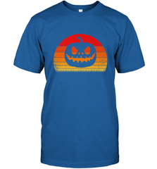 Retro Pumpkin Silhouette  Vintage Halloween Men's T-Shirt Men's T-Shirt - HHHstores