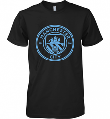 Manchester City  Mono crest tee Men's Premium T-Shirt Men's Premium T-Shirt - HHHstores