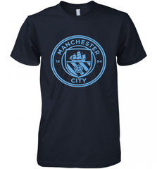 Manchester City  Mono crest tee Men's Premium T-Shirt Men's Premium T-Shirt - HHHstores