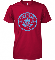 Manchester City  Mono crest tee Men's Premium T-Shirt Men's Premium T-Shirt - HHHstores