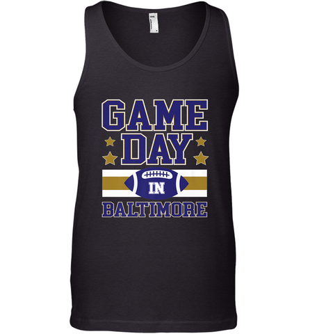 NFL Baltimore MD. Game Day Football Home Team Men's Tank Top Men's Tank Top / Black / XS Men's Tank Top - HHHstores