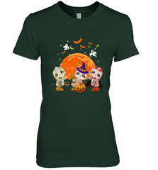 Three Sloths Halloween T shirt Mummy Pumpkin Moon Women's Premium T-Shirt Women's Premium T-Shirt - HHHstores