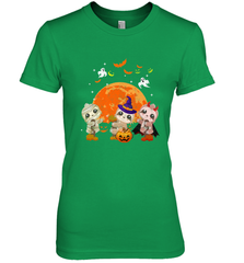 Three Sloths Halloween T shirt Mummy Pumpkin Moon Women's Premium T-Shirt Women's Premium T-Shirt - HHHstores