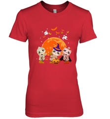 Three Sloths Halloween T shirt Mummy Pumpkin Moon Women's Premium T-Shirt Women's Premium T-Shirt - HHHstores