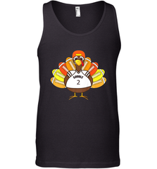 Cool Thanksgiving Football Shirt _ Gobble Player Turkey Gift Men's Tank Top Men's Tank Top - HHHstores