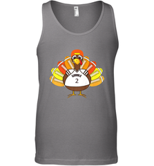 Cool Thanksgiving Football Shirt _ Gobble Player Turkey Gift Men's Tank Top Men's Tank Top - HHHstores