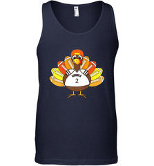 Cool Thanksgiving Football Shirt _ Gobble Player Turkey Gift Men's Tank Top Men's Tank Top - HHHstores