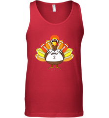 Cool Thanksgiving Football Shirt _ Gobble Player Turkey Gift Men's Tank Top Men's Tank Top - HHHstores