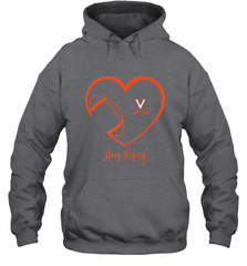 Virginia Cavaliers Football Inside Heart  Team Hooded Sweatshirt Hooded Sweatshirt - HHHstores