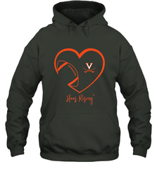 Virginia Cavaliers Football Inside Heart  Team Hooded Sweatshirt Hooded Sweatshirt - HHHstores