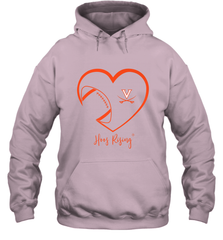 Virginia Cavaliers Football Inside Heart  Team Hooded Sweatshirt Hooded Sweatshirt - HHHstores