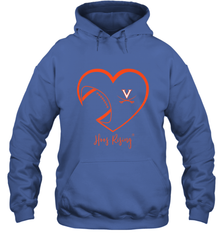 Virginia Cavaliers Football Inside Heart  Team Hooded Sweatshirt Hooded Sweatshirt - HHHstores