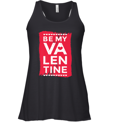 Be My Valentine Cute Quote Women's Racerback Tank Women's Racerback Tank / Black / XS Women's Racerback Tank - HHHstores