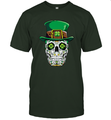 Sugar Skull Leprechaun T Shirt St Patricks Day Women Men Men's T-Shirt Men's T-Shirt - HHHstores
