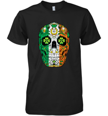 Sugar Skull Leprechaun T Shirt St Patricks Day Women Men Tee Men's Premium T-Shirt Men's Premium T-Shirt - HHHstores