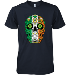Sugar Skull Leprechaun T Shirt St Patricks Day Women Men Tee Men's Premium T-Shirt Men's Premium T-Shirt - HHHstores