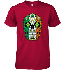 Sugar Skull Leprechaun T Shirt St Patricks Day Women Men Tee Men's Premium T-Shirt Men's Premium T-Shirt - HHHstores