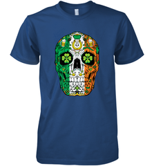 Sugar Skull Leprechaun T Shirt St Patricks Day Women Men Tee Men's Premium T-Shirt Men's Premium T-Shirt - HHHstores