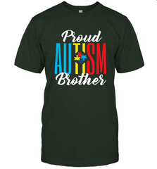 Proud Autism Brother Awareness Support Premium T Shirt Men's T-Shirt Men's T-Shirt - HHHstores