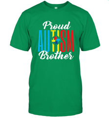 Proud Autism Brother Awareness Support Premium T Shirt Men's T-Shirt Men's T-Shirt - HHHstores