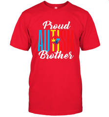 Proud Autism Brother Awareness Support Premium T Shirt Men's T-Shirt Men's T-Shirt - HHHstores