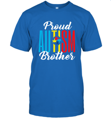 Proud Autism Brother Awareness Support Premium T Shirt Men's T-Shirt Men's T-Shirt - HHHstores