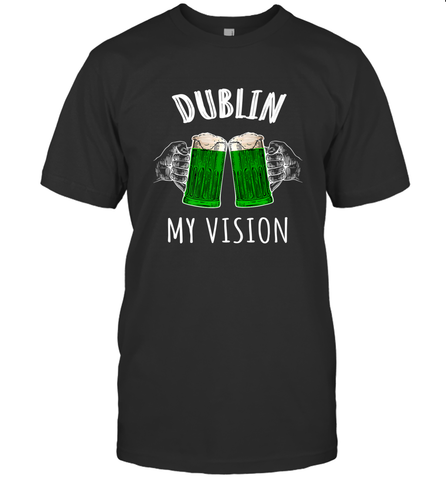 Dublin My Vision St Patrick's Day Men's T-Shirt Men's T-Shirt / Black / S Men's T-Shirt - HHHstores