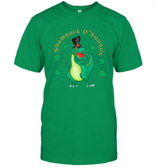 T Rex Dinosaur St. Patrick's Day Irish Funny Men's T-Shirt Men's T-Shirt - HHHstores