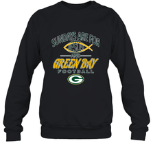 Sundays Are For Jesus and Green Bay Funny Christian Football 1 Crewneck Sweatshirt Crewneck Sweatshirt - HHHstores