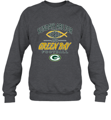 Sundays Are For Jesus and Green Bay Funny Christian Football 1 Crewneck Sweatshirt Crewneck Sweatshirt - HHHstores