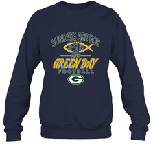 Sundays Are For Jesus and Green Bay Funny Christian Football 1 Crewneck Sweatshirt Crewneck Sweatshirt - HHHstores