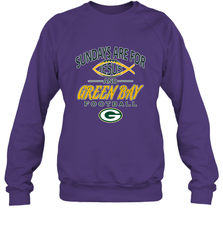 Sundays Are For Jesus and Green Bay Funny Christian Football 1 Crewneck Sweatshirt Crewneck Sweatshirt - HHHstores