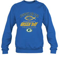 Sundays Are For Jesus and Green Bay Funny Christian Football 1 Crewneck Sweatshirt Crewneck Sweatshirt - HHHstores