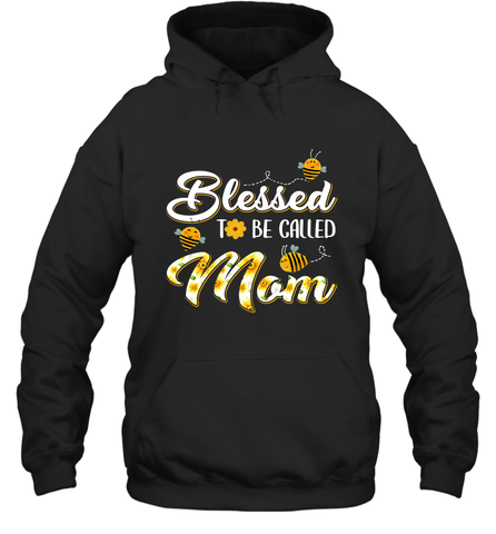 Blessed to be called Mom Hooded Sweatshirt Hooded Sweatshirt / Black / S Hooded Sweatshirt - HHHstores