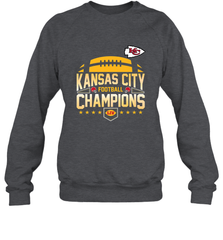 Kansas City Football _ The City Of Champions LIV Crewneck Sweatshirt Crewneck Sweatshirt - HHHstores