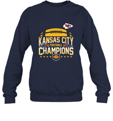 Kansas City Football _ The City Of Champions LIV Crewneck Sweatshirt Crewneck Sweatshirt - HHHstores