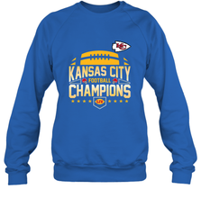 Kansas City Football _ The City Of Champions LIV Crewneck Sweatshirt Crewneck Sweatshirt - HHHstores