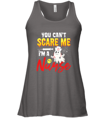You Can't Scare Me I'm A Nurse Funny Halloween Witch Hat Women's Racerback Tank Women's Racerback Tank - HHHstores