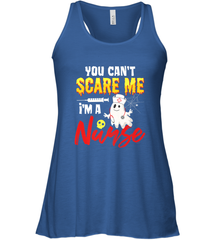 You Can't Scare Me I'm A Nurse Funny Halloween Witch Hat Women's Racerback Tank Women's Racerback Tank - HHHstores