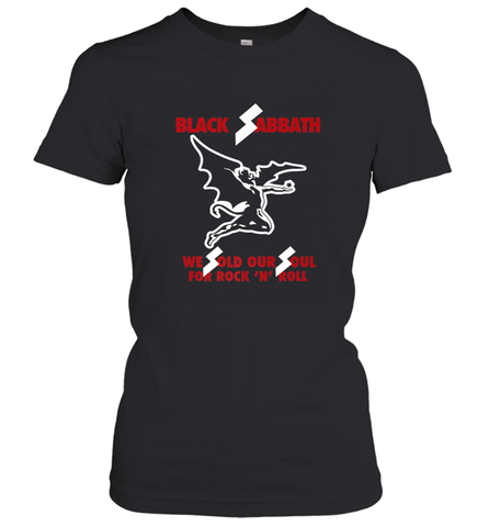 Black Sabbath We Sold Our Soul Women's T-Shirt Women's T-Shirt / Black / S Women's T-Shirt - HHHstores