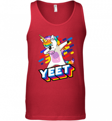 Colorful Dabbing Dancing Unicorn Celebration Yeet Men's Tank Top Men's Tank Top - HHHstores