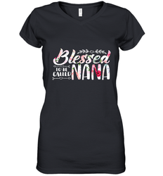 Blessed to be called Nana Women's V-Neck T-Shirt