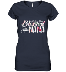 Blessed to be called Nana Women's V-Neck T-Shirt
