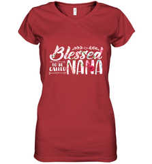 Blessed to be called Nana Women's V-Neck T-Shirt Women's V-Neck T-Shirt - HHHstores