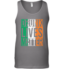 Drunk Lives Matter Irish Flag St Patricks Day Men's Tank Top Men's Tank Top - HHHstores