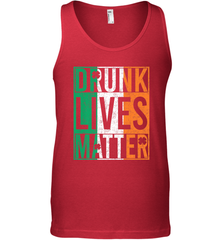 Drunk Lives Matter Irish Flag St Patricks Day Men's Tank Top Men's Tank Top - HHHstores