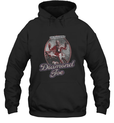 The Onion's Official 'Diamond Joe' Biden Hooded Sweatshirt Hooded Sweatshirt / Black / S Hooded Sweatshirt - HHHstores