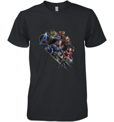 Marvel Avengers Endgame Action Pose Logo Men's Premium T-Shirt Men's Premium T-Shirt - HHHstores