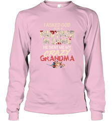 God sent me crazy grandma Long Sleeve T-Shirt Long Sleeve T-Shirt - HHHstores