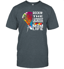 Lacrosse Rockin The Mom Life Men's T-Shirt Men's T-Shirt - HHHstores
